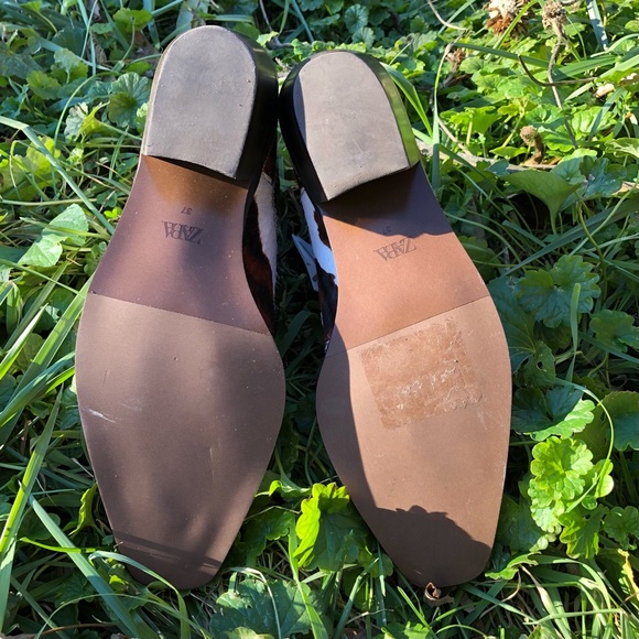 Zara Cow Print Booties - Picture 6 of 6